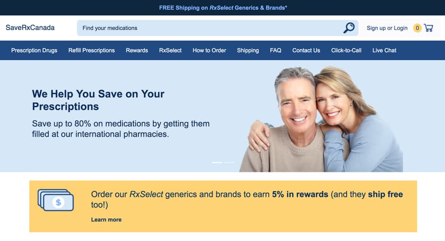 SaveRxCanada.to Eliminates Shipping Fees for International Generic Medications